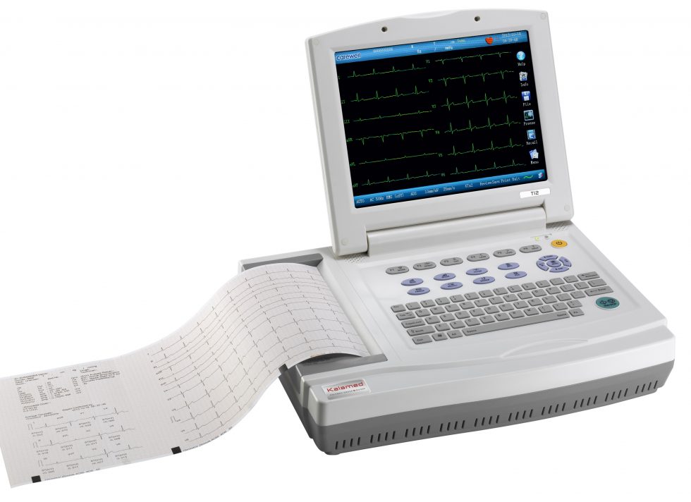 Digital ECG with 12" Color-Touchscreen