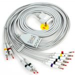 PATIEN CABLE WITH 4MM BANANA PLUGS 10-lead diagnosis ECG cable