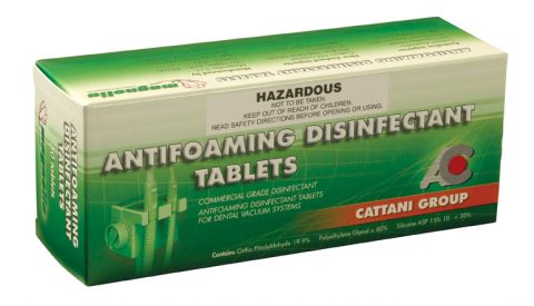 anti foaming disinfectant tablets
